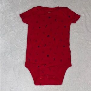 (3 for $10) Child of Mine Red baseball Bodysuit ⚾️